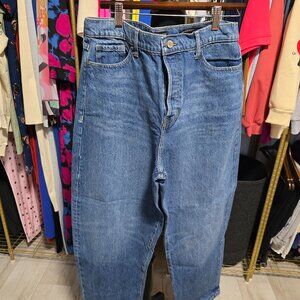 Banana Republic Mid-Rise Premium Denim Barrel Jeans